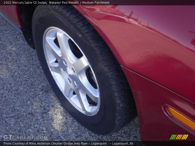 Matador Red Metallic / Medium Parchment 2002 Mercury Sable GS Sedan