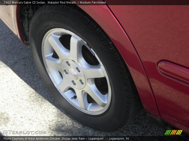 Matador Red Metallic / Medium Parchment 2002 Mercury Sable GS Sedan