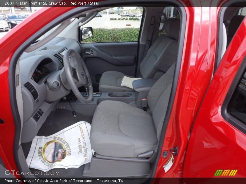 Red Alert / Steel 2007 Nissan Frontier SE Crew Cab