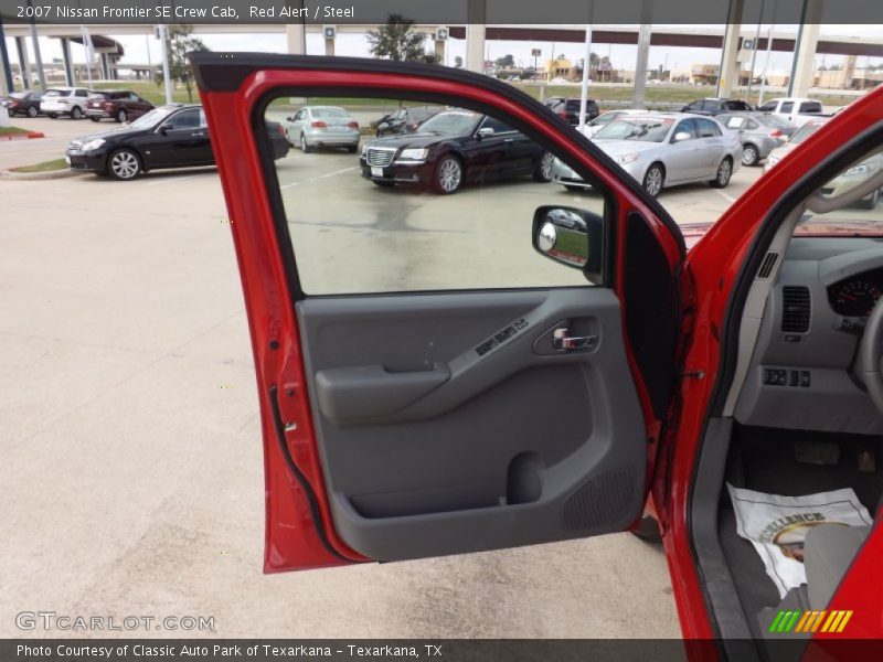 Red Alert / Steel 2007 Nissan Frontier SE Crew Cab