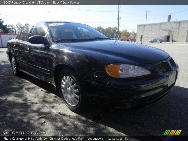 Black / Dark Pewter 2005 Pontiac Grand Am SE Sedan