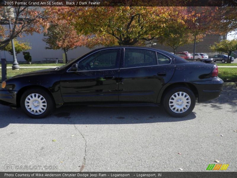 Black / Dark Pewter 2005 Pontiac Grand Am SE Sedan