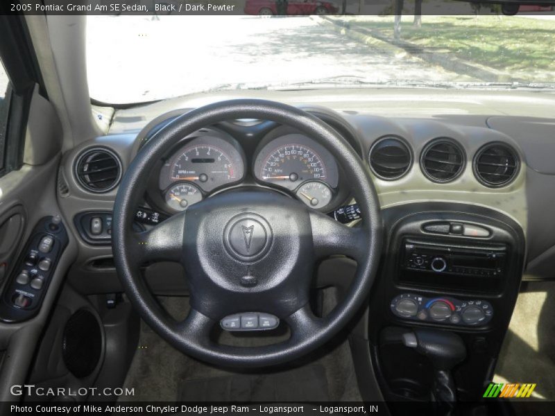 Black / Dark Pewter 2005 Pontiac Grand Am SE Sedan