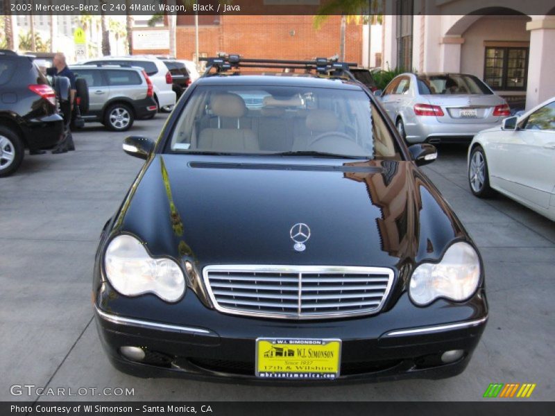 Black / Java 2003 Mercedes-Benz C 240 4Matic Wagon