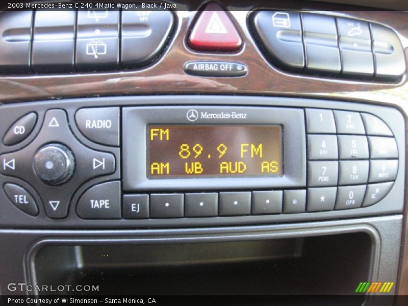 Audio System of 2003 C 240 4Matic Wagon