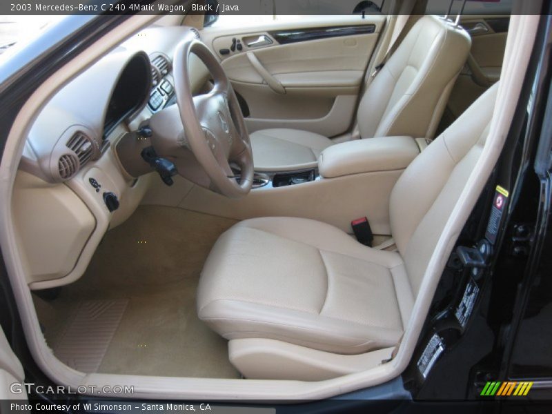  2003 C 240 4Matic Wagon Java Interior