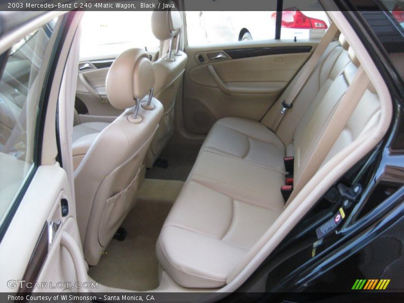  2003 C 240 4Matic Wagon Java Interior