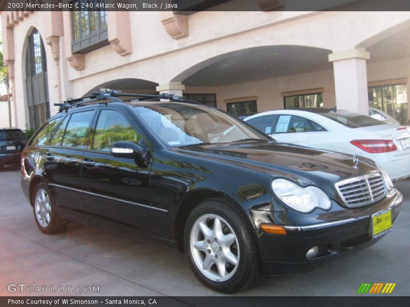 Black / Java 2003 Mercedes-Benz C 240 4Matic Wagon