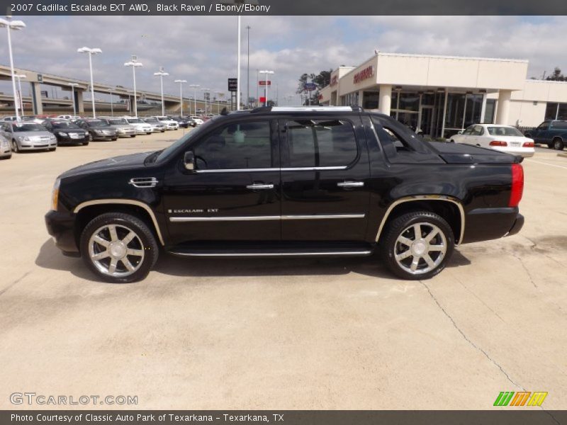 Black Raven / Ebony/Ebony 2007 Cadillac Escalade EXT AWD