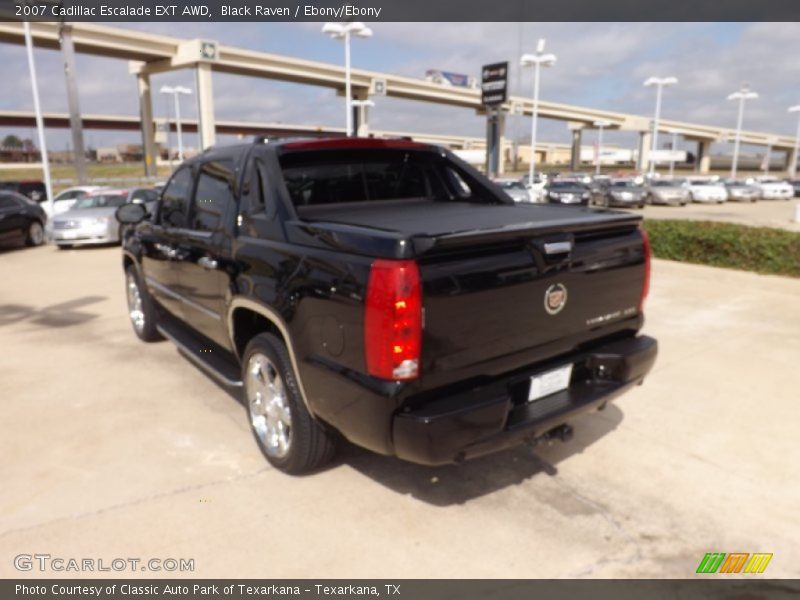 Black Raven / Ebony/Ebony 2007 Cadillac Escalade EXT AWD