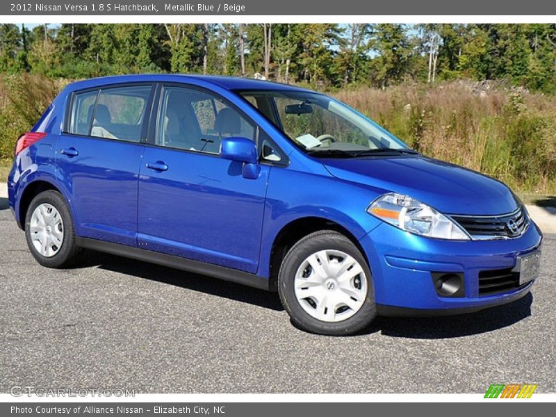  2012 Versa 1.8 S Hatchback Metallic Blue