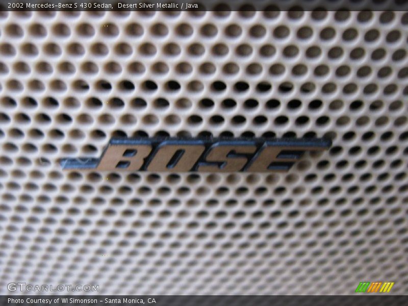 Desert Silver Metallic / Java 2002 Mercedes-Benz S 430 Sedan