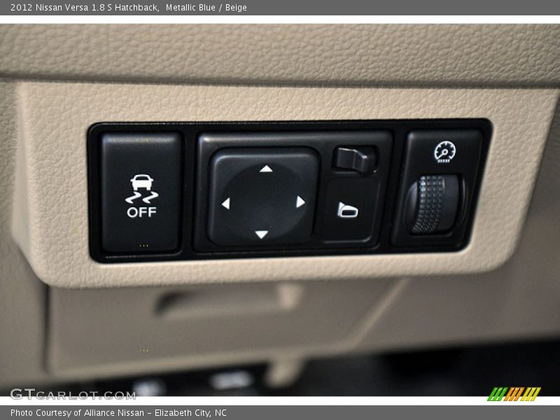 Metallic Blue / Beige 2012 Nissan Versa 1.8 S Hatchback