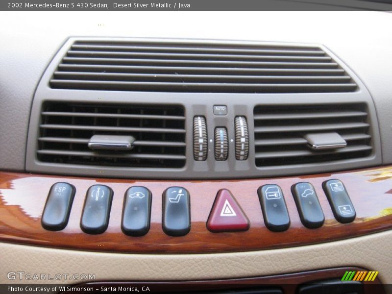 Desert Silver Metallic / Java 2002 Mercedes-Benz S 430 Sedan