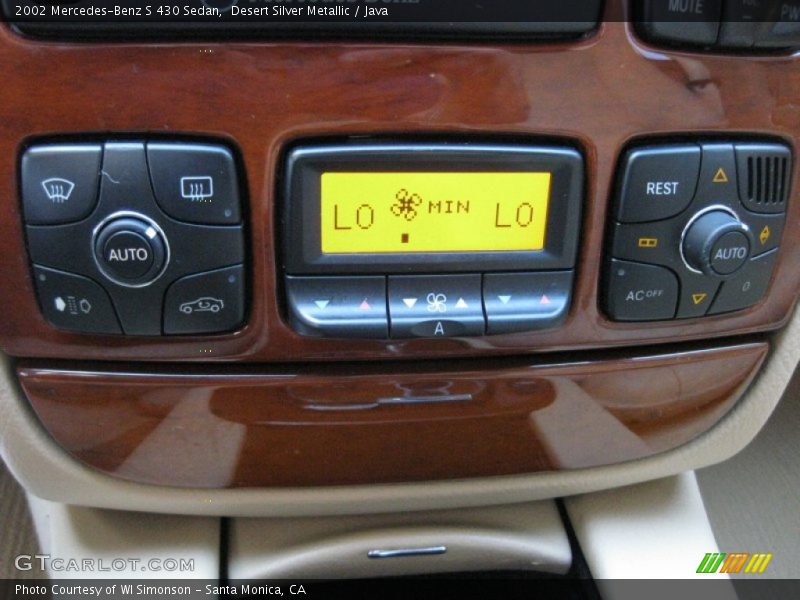 Desert Silver Metallic / Java 2002 Mercedes-Benz S 430 Sedan