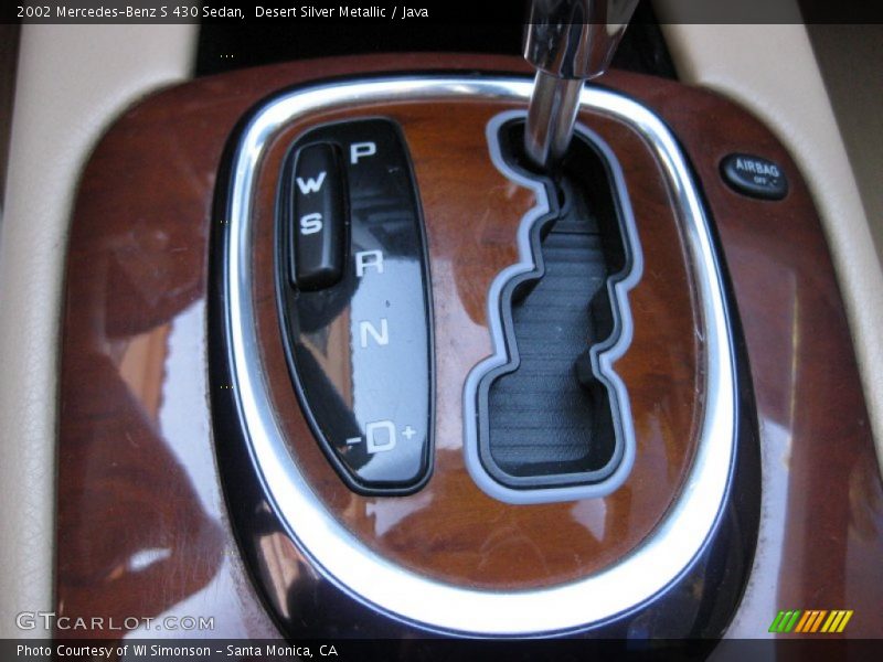 Desert Silver Metallic / Java 2002 Mercedes-Benz S 430 Sedan