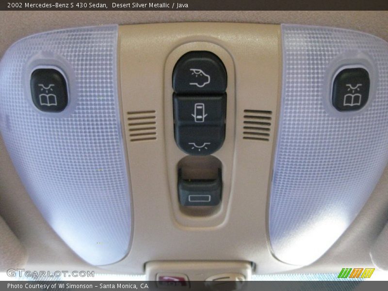 Desert Silver Metallic / Java 2002 Mercedes-Benz S 430 Sedan