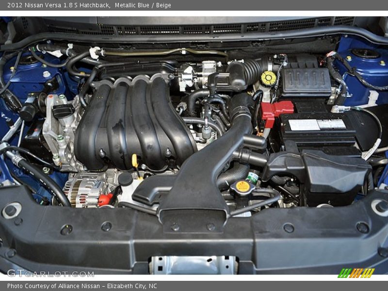  2012 Versa 1.8 S Hatchback Engine - 1.8 Liter DOHC 16-Valve CVTCS 4 Cylinder