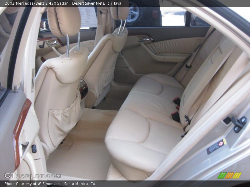 Desert Silver Metallic / Java 2002 Mercedes-Benz S 430 Sedan