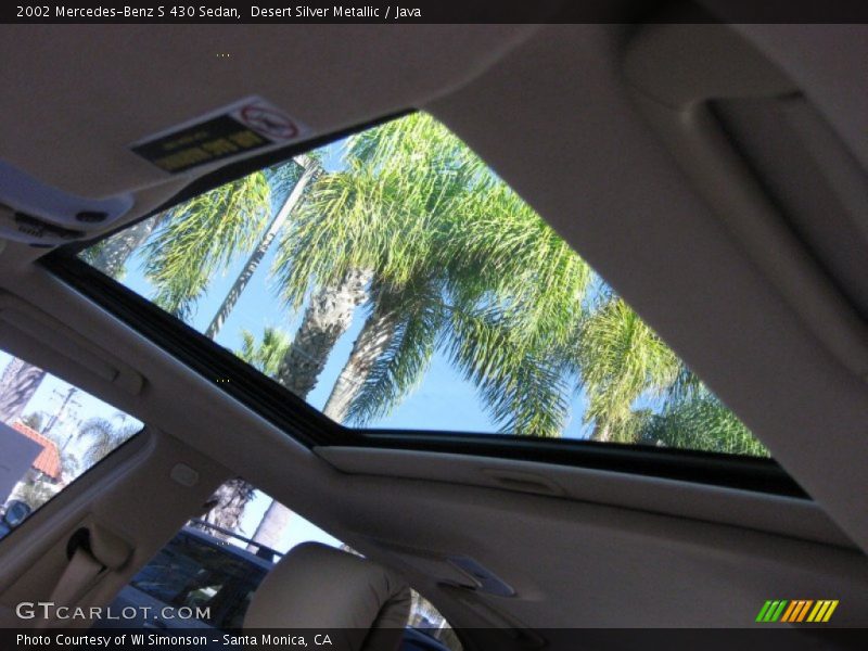 Desert Silver Metallic / Java 2002 Mercedes-Benz S 430 Sedan