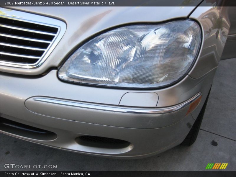 Desert Silver Metallic / Java 2002 Mercedes-Benz S 430 Sedan