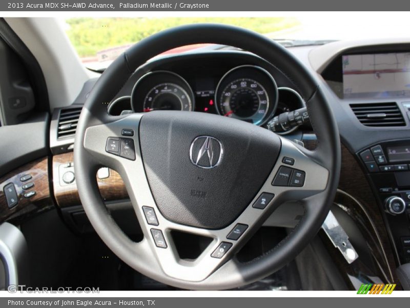 Palladium Metallic / Graystone 2013 Acura MDX SH-AWD Advance