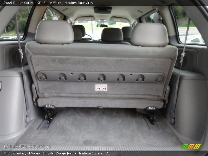Stone White / Medium Slate Gray 2006 Dodge Caravan SE