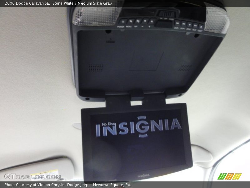 Stone White / Medium Slate Gray 2006 Dodge Caravan SE