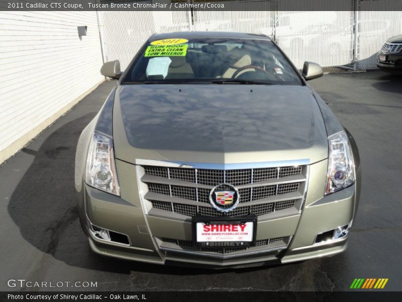 Tuscan Bronze ChromaFlair / Cashmere/Cocoa 2011 Cadillac CTS Coupe