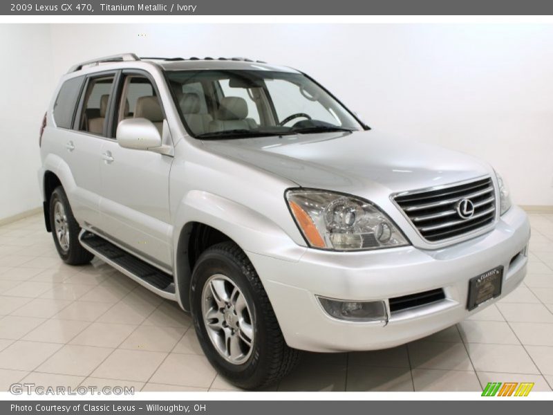 Titanium Metallic / Ivory 2009 Lexus GX 470
