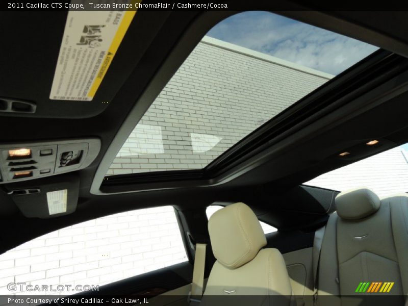 Tuscan Bronze ChromaFlair / Cashmere/Cocoa 2011 Cadillac CTS Coupe