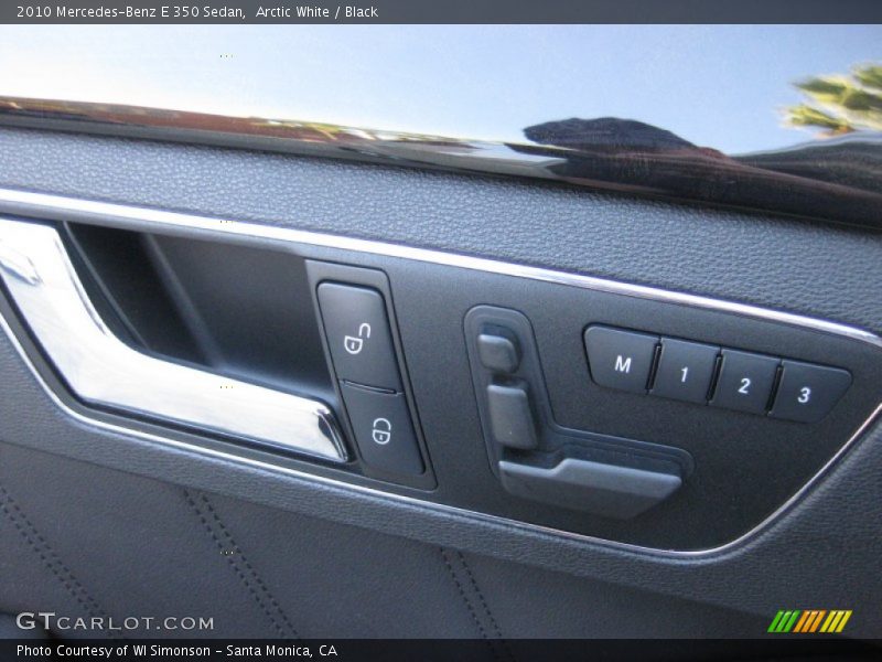 Arctic White / Black 2010 Mercedes-Benz E 350 Sedan