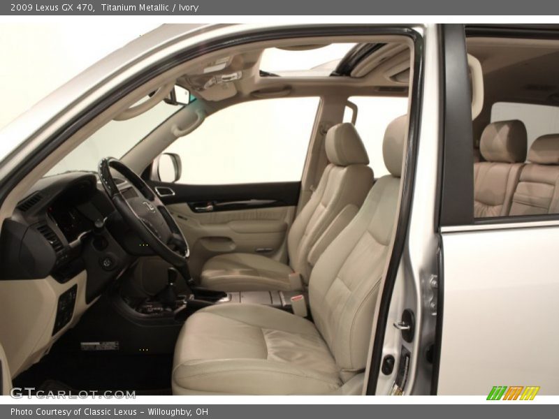 Titanium Metallic / Ivory 2009 Lexus GX 470