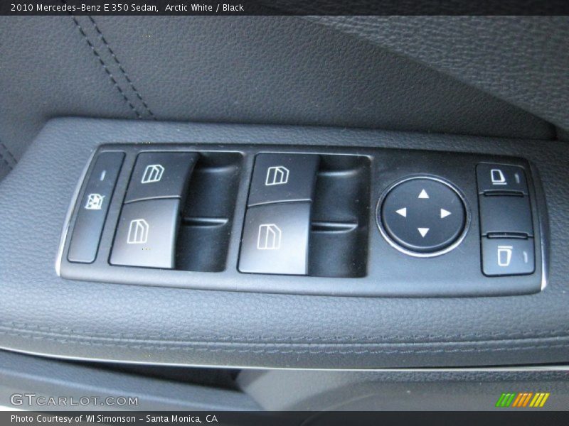Arctic White / Black 2010 Mercedes-Benz E 350 Sedan
