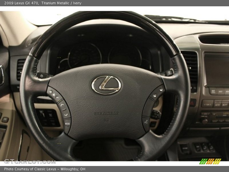 Titanium Metallic / Ivory 2009 Lexus GX 470