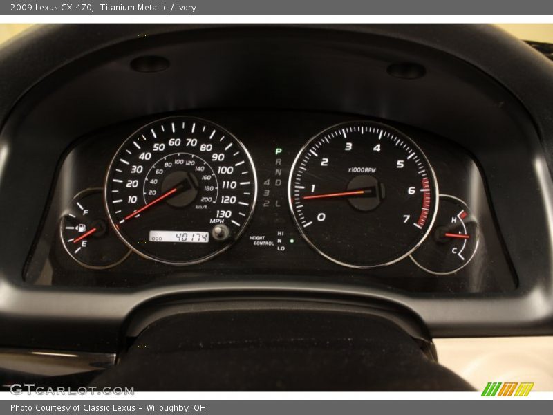 Titanium Metallic / Ivory 2009 Lexus GX 470
