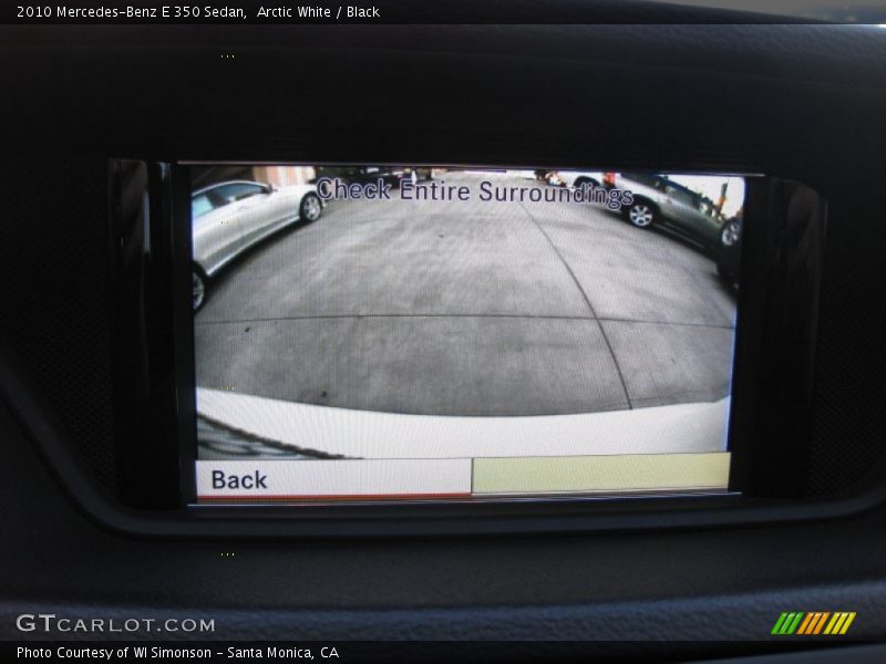 Arctic White / Black 2010 Mercedes-Benz E 350 Sedan