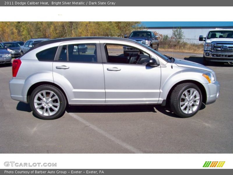 Bright Silver Metallic / Dark Slate Gray 2011 Dodge Caliber Heat