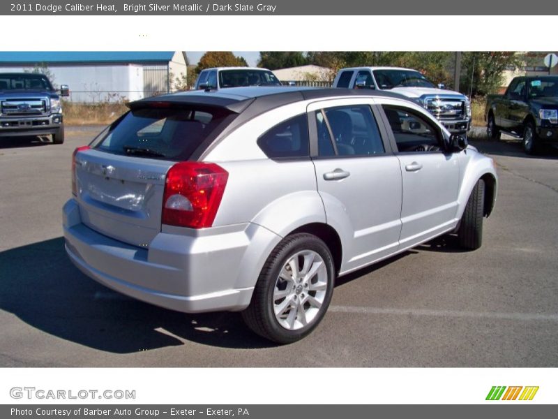 Bright Silver Metallic / Dark Slate Gray 2011 Dodge Caliber Heat