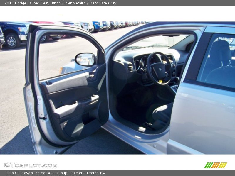 Bright Silver Metallic / Dark Slate Gray 2011 Dodge Caliber Heat