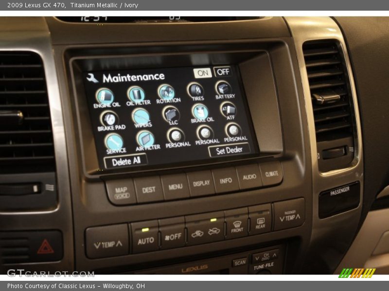 Titanium Metallic / Ivory 2009 Lexus GX 470