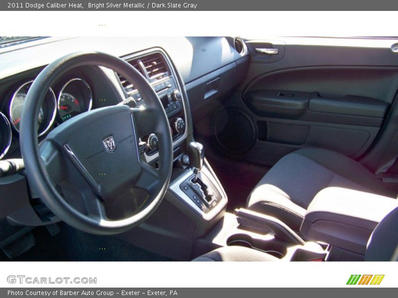 Bright Silver Metallic / Dark Slate Gray 2011 Dodge Caliber Heat