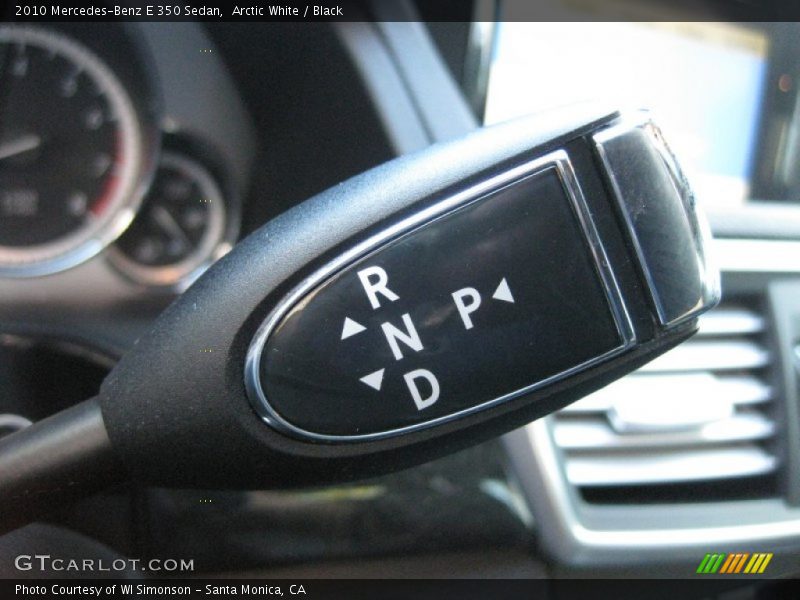 Arctic White / Black 2010 Mercedes-Benz E 350 Sedan
