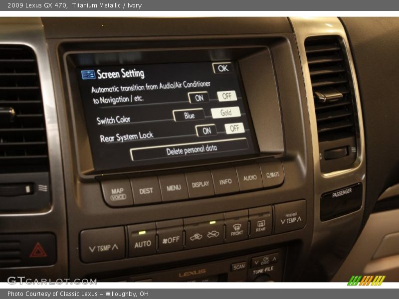 Titanium Metallic / Ivory 2009 Lexus GX 470