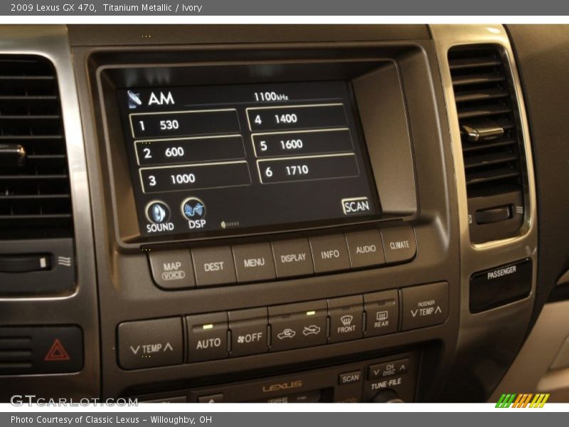 Titanium Metallic / Ivory 2009 Lexus GX 470