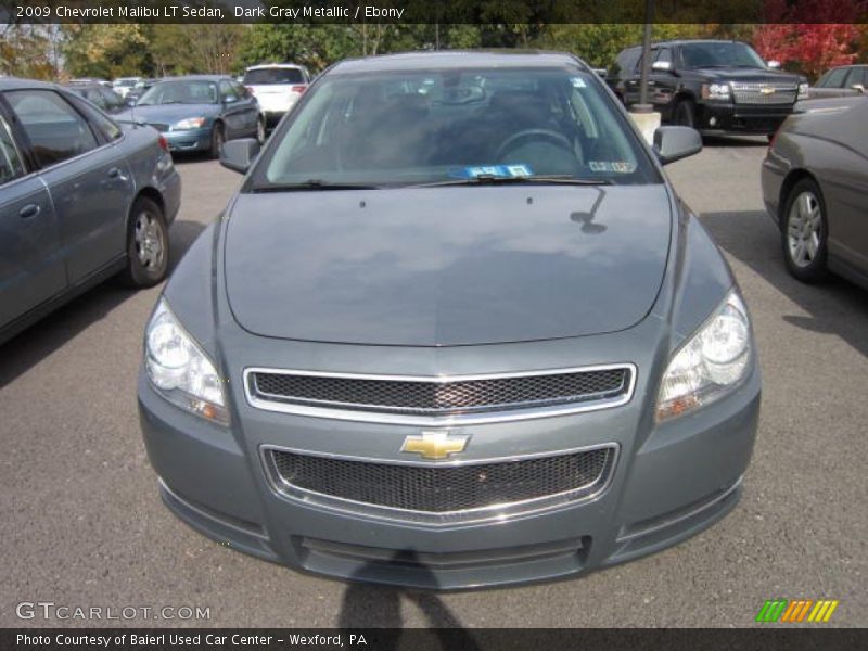 Dark Gray Metallic / Ebony 2009 Chevrolet Malibu LT Sedan