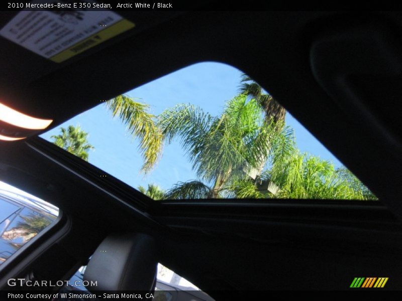 Arctic White / Black 2010 Mercedes-Benz E 350 Sedan
