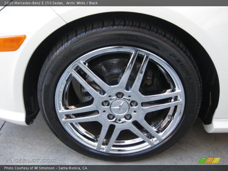 Arctic White / Black 2010 Mercedes-Benz E 350 Sedan