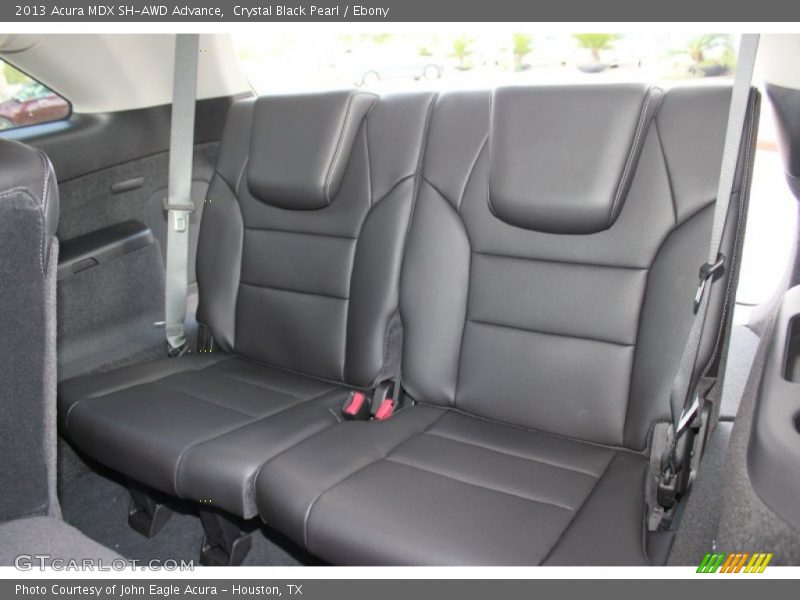 Rear Seat of 2013 MDX SH-AWD Advance