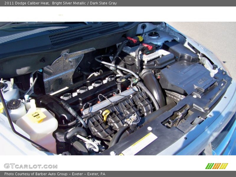 Bright Silver Metallic / Dark Slate Gray 2011 Dodge Caliber Heat